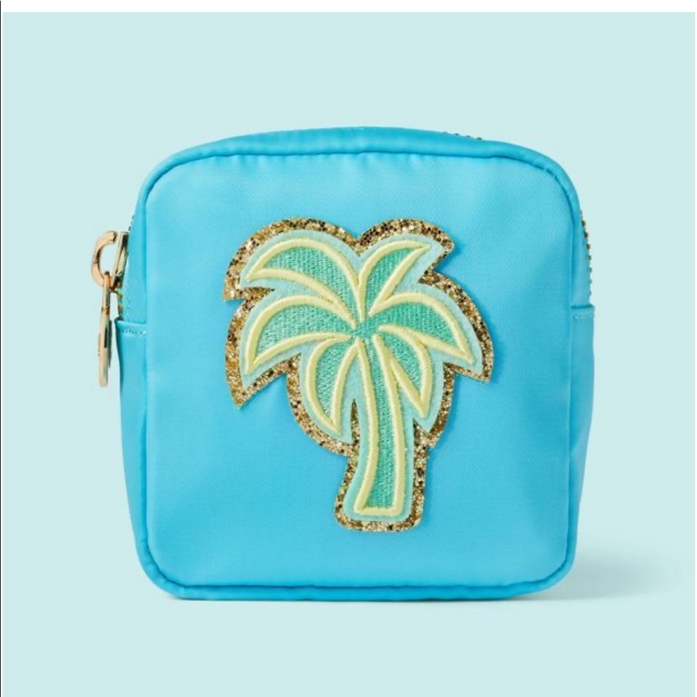 NWT Palm Tree Patch Mini Square Pouch - Stoney Clover Lane x Target